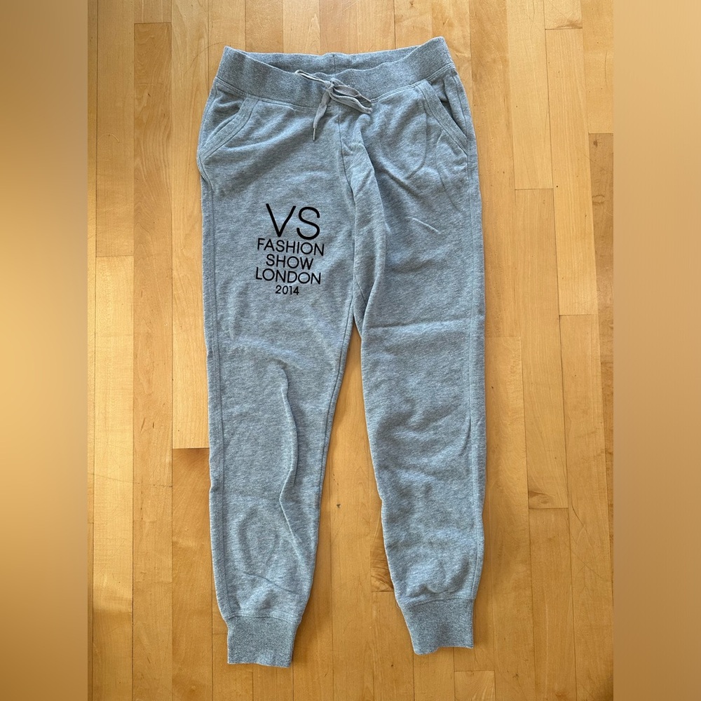 Victoria's Secret Light Gray Fashion Show Joggers